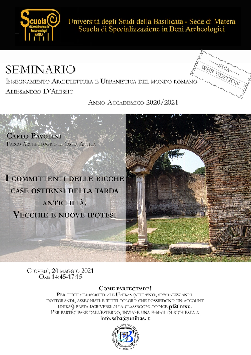 Seminario Pavolini maggio 2021
