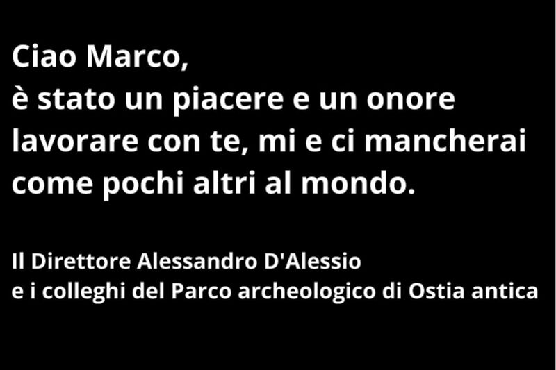 Cordoglio per Marco Menichetti