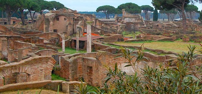 Building of Serapis panorama